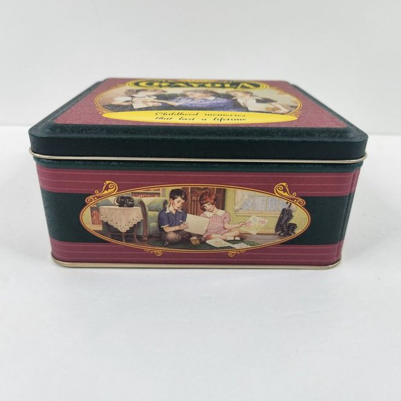Vintage 1994 Crayola Crayon Tin Collectible Binney & Smith USA Container Box - Picture 6 of 7